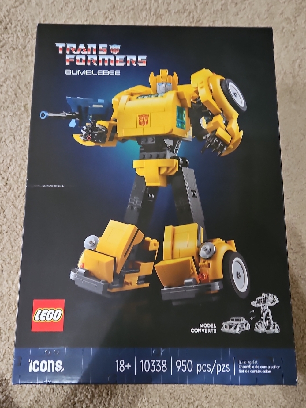 Official Lego Transformers Bumblebee Building Set - New In Sealed Box